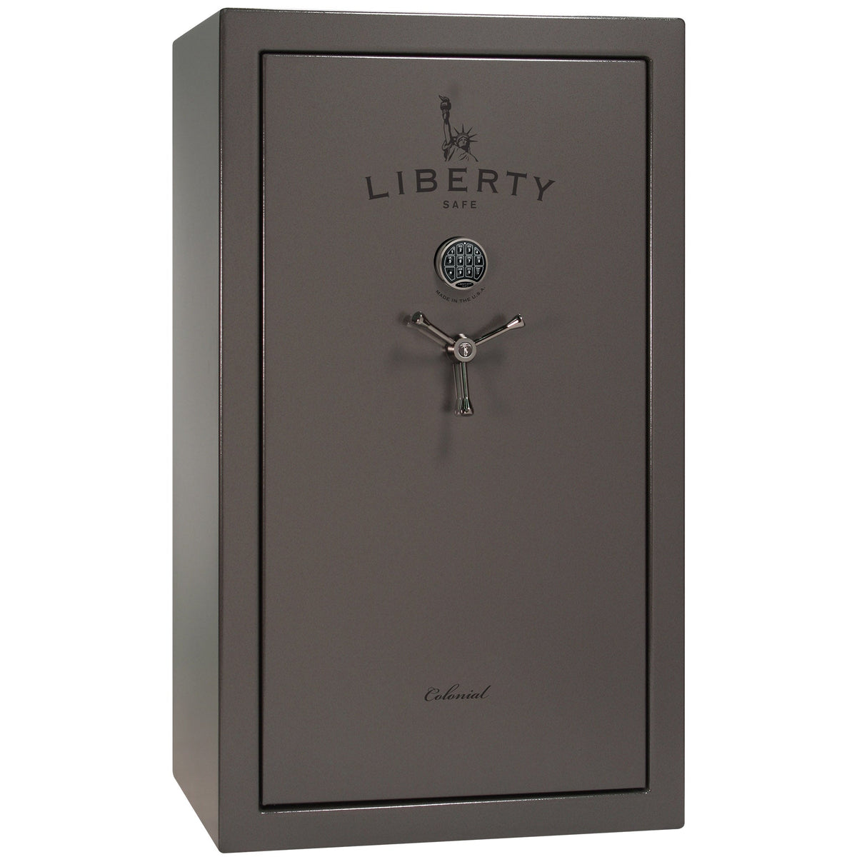 Colonial Series | Level 4 Security | 75 Minute Fire Protection | 30 PRO FLEX | DIMENSIONS: 60.5&quot;(H) X 36&quot;(W) X 22&quot;(D*) | Gray Gloss | Electronic Lock - Closed